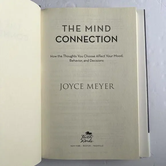 The Mind Connection How the Thoughts You Choose Affect Your Mood Behavior Book - Picture 3 of 11